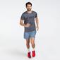 Asics Core - Gris - Camiseta Running Hombre 