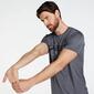 Asics Core - Gris - Camiseta Running Hombre 