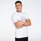 Napapijri Bollo - Blanco - Camiseta Hombre Napapijri Bollo - Blanco - Camiseta Hombre
