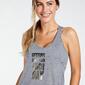 Doone Supportive - Gris - Camiseta Fitness Mujer 