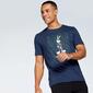 T-shirt Bugs Bunny - Azul - T-shirt Homem 