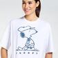 Camiseta Snoopy - Blanco - Camiseta Mujer Peanuts Camiseta Snoopy - Blanco - Camiseta Mujer Peanuts