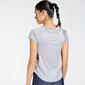 Ipso Combi - Gris - Camiseta Running Mujer 