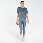 Ipso Combi - Gris - Camiseta Running Mujer Ipso Combi - Gris - Camiseta Running Mujer