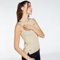 +8000 Nansa - Beige - T-shirt Trekking Donna +8000 Nansa - Beige - T-shirt Trekking Donna