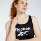 Reebok Big - Negro - Camiseta Mujer Reebok Big - Negro - Camiseta Mujer