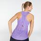 Camiseta Fila - Morado - Camiseta Yoga Mujer 