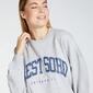 Silver Varsity - Gris - Sudadera Mujer Silver Varsity - Gris - Sudadera Mujer