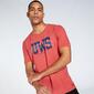Silver Varsity - Coral - Camiseta Hombre Silver Varsity - Coral - Camiseta Hombre