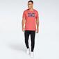 Silver Varsity - Coral - Camiseta Hombre Silver Varsity - Coral - Camiseta Hombre