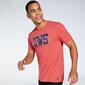 Silver Varsity - Coral - Camiseta Hombre Silver Varsity - Coral - Camiseta Hombre