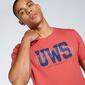 Silver Varsity - Coral - Camiseta Hombre Silver Varsity - Coral - Camiseta Hombre