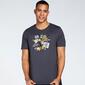 T-shirt Daffy Duck - Cinza - T-shirt Homem 