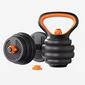 Conjunto Dumbbell 6 Em 1 20kg - Preto/Laranja Conjunto Dumbbell 6 Em 1 20kg - Preto/Laranja