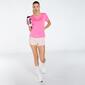 Nike One - Rose - T-shirt Fitness Femme 
