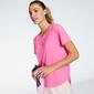 Nike One - Rose - T-shirt Fitness Femme Nike One - Rose - T-shirt Fitness Femme