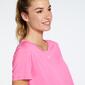 Nike One - Rose - T-shirt Fitness Femme 