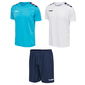 Equipamento Hummel Academy Training Kit - Azul Marinho/Turquesa - 0 Equipamento Hummel Academy Training Kit - Azul Marinho/Turquesa - 0