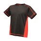 Camiseta Activewear Kids Beijing Regatta (Preto/vermelho Clássico) - Preto 