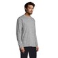 Camiseta Monarch De Manga Comprida Com Gola Redonda - Cinzento Mesclado Camiseta Monarch De Manga Comprida Com Gola Redonda - Cinzento Mesclado