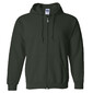 Sudadera Con Cremallera Y Capucha Modelo Blend Unisex Hombre Mujer Deporte/gimnasio Gildan (Verde - Verde Sudadera Con Cremallera Y Capucha Modelo Blend Unisex Hombre Mujer Deporte/gimnasio Gildan (Verde - Verde