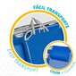 Cadeira Alta Dobrável De Alumínio Multi-posições Aktive Beach - Azul - Azul 