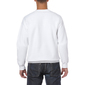 Sudadera De Cuello Redondo Gildan Con Mezcla De Tejidos - Blanco Sudadera De Cuello Redondo Gildan Con Mezcla De Tejidos - Blanco