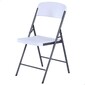 Cadeira Branca Dobrável Com Costal Lifetime - Branco Cadeira Branca Dobrável Com Costal Lifetime - Branco