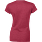 Camiseta De Manga Corta Gildan - Rojo 