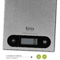 Báscula De Cocina 5kg Tm Electron Acero Inox Báscula De Cocina 5kg Tm Electron Acero Inox