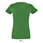 Camiseta Regent Fit Fitted Crewneck Para Mulheres - Verde - España 