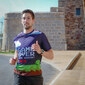 Camiseta Elite Fit Para Running Y Trail Running Kamuabu Gameover - Azul Marino - Camiseta Running Divertida 