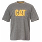 Camiseta De Manga Curta Com O Logotipo Do Mens Tm Caterpillar (Dark Heather Grey) - Cinzento 