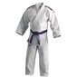 Kimono De Judo adidas Contest Riscas Pretas - Branco 