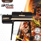 Barbacoa De Carbón Y Ahumador Aktive - Negro Barbacoa De Carbón Y Ahumador Aktive - Negro