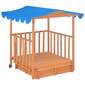Vidaxl Casa De Juegos Para Niños Con Arenero Madera Abeto Azul Uv50 - Azul - Casa De Juegos Con Caja De Arena Vidaxl Casa De Juegos Para Niños Con Arenero Madera Abeto Azul Uv50 - Azul - Casa De Juegos Con Caja De Arena