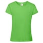 T-shirt Fruit Of The Loom Sofspun - Verde Fluor 