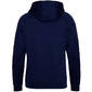 Just Hoods Mens Contrast Sports Polyester Full Zip Hoodie Awdis (Oxford Navy/arctic White) - Azul Escuro 
