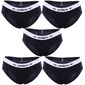 Pack 5 Slips Umbro Desportivos - Preto - 0 Pack 5 Slips Umbro Desportivos - Preto - 0