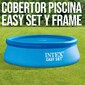 Cobertura Solar Intex Piscinas Easy Set/metal Frame ø457 Cm - Azul 