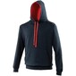 Sudadera Con Capucha Modelo Varsity Awdis