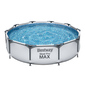 Piscina Desmontável Bestway Steel Pro Max - Sem Cor - Piscina Redonda 305x76cm Piscina Desmontável Bestway Steel Pro Max - Sem Cor - Piscina Redonda 305x76cm
