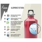 Botella Futura De Aluminio, Tapón Azul - 0,75l - Naranja - naranja - Cantimplora Montaña Gimnasio Running Botella Futura De Aluminio, Tapón Azul - 0,75l - Naranja - naranja - Cantimplora Montaña Gimnasio Running