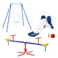 Tobogán Columpio Infantil Outsunny 331-p001 - Multicolor Tobogán Columpio Infantil Outsunny 331-p001 - Multicolor