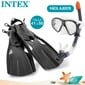 Kit Para Mergulho Intex Reef Rider Sports - Preto 
