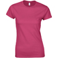 Camiseta De Manga Corta Gildan - Fucsia 
