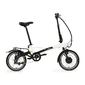 Bicicleta Eléctrica Plegable Ligera Flebi Evo 3.0 - Blanco - 40 Km de autonomía - 10Ah - 250W 