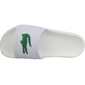 Chanclas Lacoste Croco Slide - blanco - Chanclas Hombre 