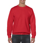 Sudadera De Cuello Redondo Unisex Con Mezcla De Tejidos Gildan (Rojo) - Rojo Sudadera De Cuello Redondo Unisex Con Mezcla De Tejidos Gildan (Rojo) - Rojo