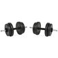Vidaxl Juego De Mancuernas 14 Piezas 20 Kg Vidaxl Juego De Mancuernas 14 Piezas 20 Kg